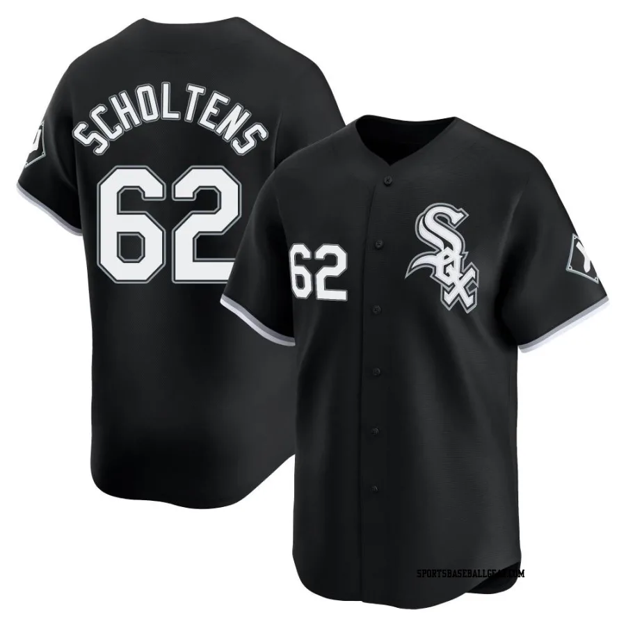 Jesse Scholtens Youth Chicago White Sox Black Limited Alternate Jersey