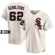 Jesse Scholtens Youth Chicago White Sox Cream Limited Throwback Cooperstown Jersey