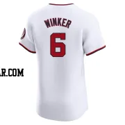 Jesse Winker Men's Washington Nationals White Elite Home Jersey