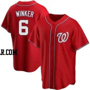 Jesse Winker Youth Washington Nationals Red Replica Alternate Jersey