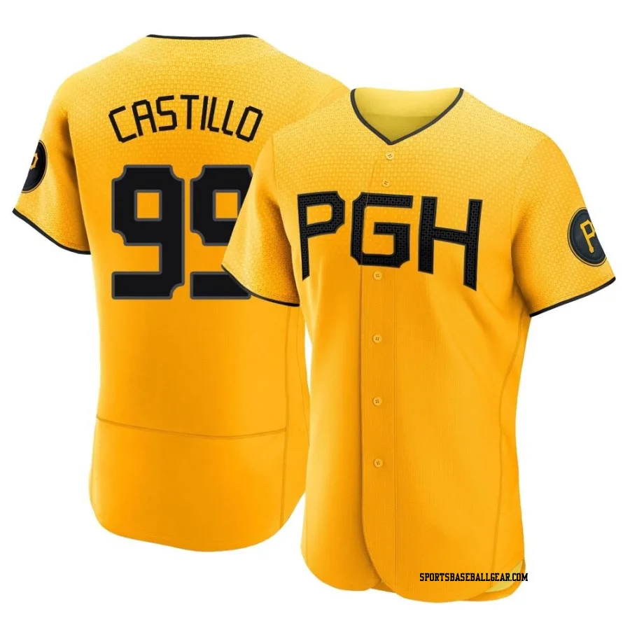 Jesus Castillo Men's Pittsburgh Pirates Gold Authentic 2023 City Connect Jersey
