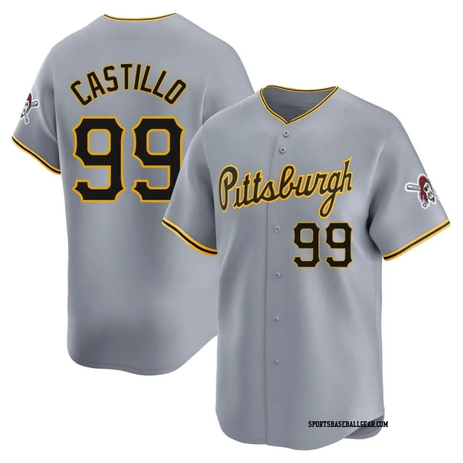 Jesus Castillo Men's Pittsburgh Pirates Gray Limited Away Jersey