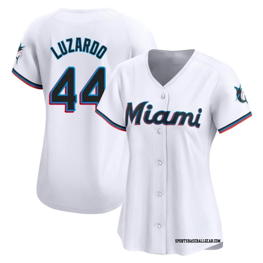 Jesus Luzardo Women's Miami Marlins White Limited Home Jersey