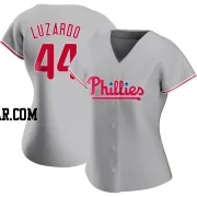 Jesus Luzardo Women's Philadelphia Phillies Gray Replica Road Jersey