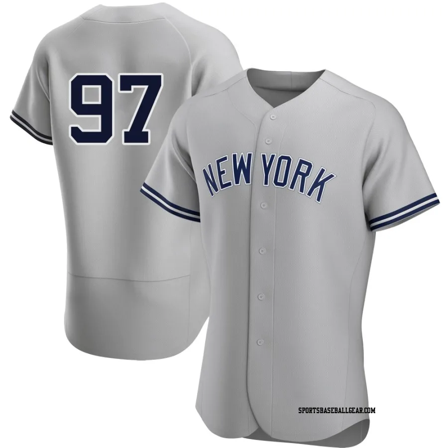 Jesus Rodriguez Men's New York Yankees Gray Authentic Road Jersey