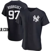 Jesus Rodriguez Men's New York Yankees Navy Authentic Alternate Jersey