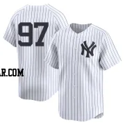 Jesus Rodriguez Men's New York Yankees White Limited Yankee Home 2nd Jersey