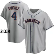 Jesus Sanchez Men's Houston Astros Gray Replica Road Jersey