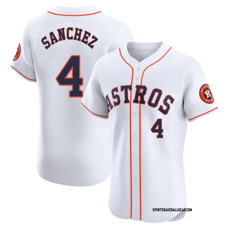 Jesus Sanchez Men's Houston Astros White Elite Home Jersey