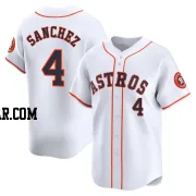Jesus Sanchez Men's Houston Astros White Limited Home Jersey