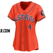 Jesus Sanchez Women's Houston Astros Orange Limited Alternate Jersey