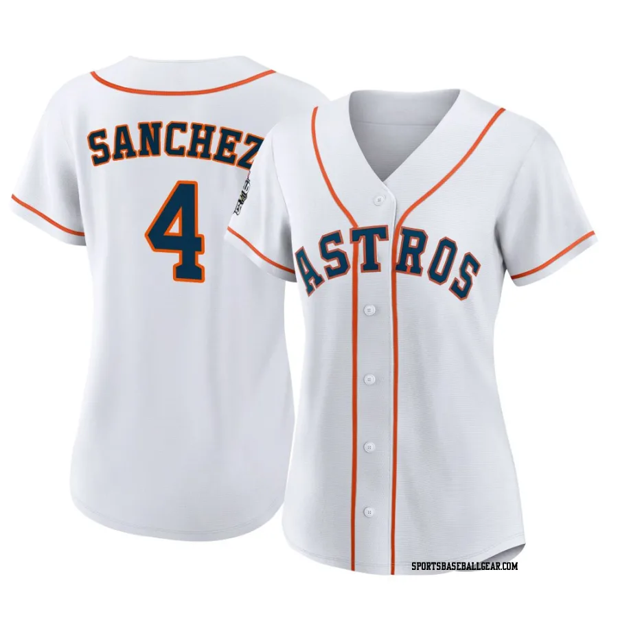 Jesus Sanchez Women's Houston Astros White Authentic 2022 World Series Home Jersey