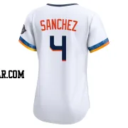 Jesus Sanchez Women's Houston Astros White Limited 2025 City Connect Jersey