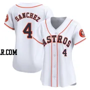 Jesus Sanchez Women's Houston Astros White Limited Home Jersey