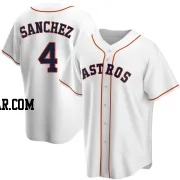 Jesus Sanchez Youth Houston Astros White Replica Home Jersey
