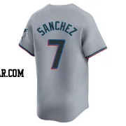 Jesus Sanchez Youth Miami Marlins Gray Limited Road Jersey