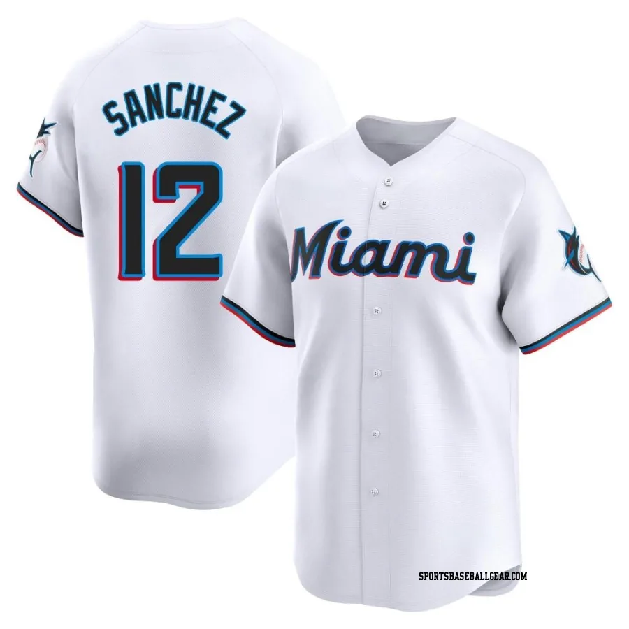 Jesus Sanchez Youth Miami Marlins White Limited Home Jersey