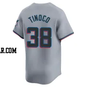 Jesus Tinoco Men's Miami Marlins Gray Limited Road Jersey