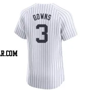 Jeter Downs Men's New York Yankees White Elite Home Jersey