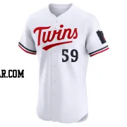 Jhoan Duran Men's Minnesota Twins White Elite Home Jersey