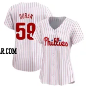 Jhoan Duran Women's Philadelphia Phillies White Limited Home Jersey