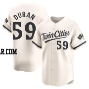 Jhoan Duran Youth Minnesota Twins Cream Limited Alternate Jersey