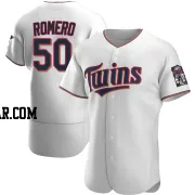 Jhon Romero Men's Minnesota Twins White Authentic Home Jersey