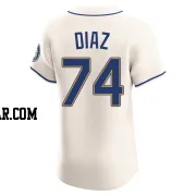 Jhonathan Diaz Men's Seattle Mariners Cream Elite Alternate Jersey