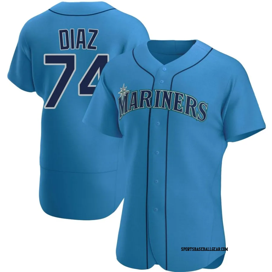 Jhonathan Diaz Men's Seattle Mariners Royal Authentic Alternate Jersey