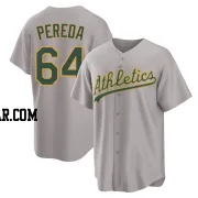 Jhonny Pereda Youth Oakland Athletics Gray Replica Away 2.0 Jersey