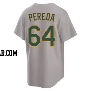 Jhonny Pereda Youth Oakland Athletics Gray Replica Away 2.0 Jersey