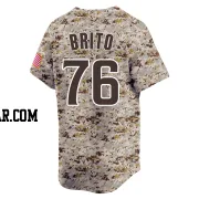 Jhony Brito Youth San Diego Padres Camo Limited 2nd Alternate Jersey