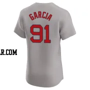 Jhostynxon Garcia Men's Boston Red Sox Gray Elite Road Jersey