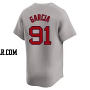 Jhostynxon Garcia Men's Boston Red Sox Gray Limited Away Jersey