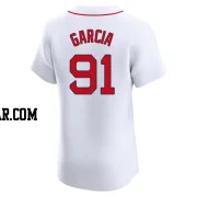 Jhostynxon Garcia Men's Boston Red Sox White Elite Home Jersey