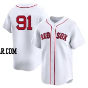 Jhostynxon Garcia Men's Boston Red Sox White Limited 2nd Home Jersey