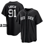 Jhostynxon Garcia Youth Boston Red Sox Black/White Replica Jersey