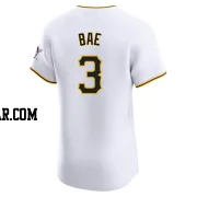 Ji Hwan Bae Men's Pittsburgh Pirates White Elite Home Jersey