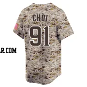 Ji Man Choi Men's San Diego Padres Camo Limited 2nd Alternate Jersey