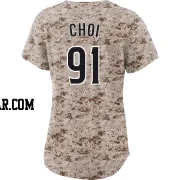 Ji Man Choi Women's San Diego Padres Camo Limited 2nd Alternate Jersey
