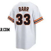 Jim Barr Youth San Francisco Giants White Limited Throwback Cooperstown Collection Jersey