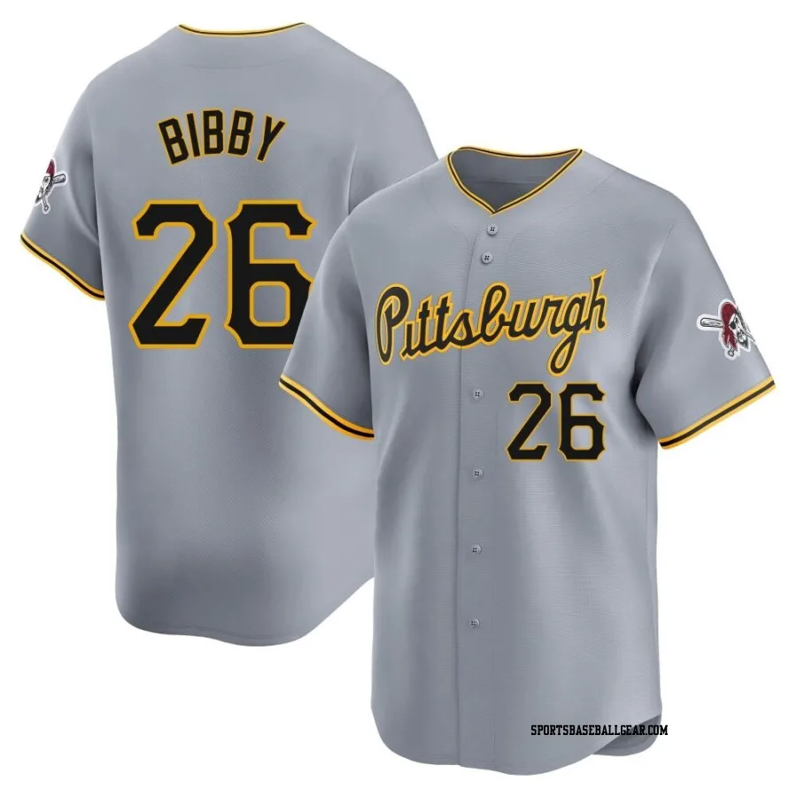 Jim Bibby Men's Pittsburgh Pirates Gray Limited Away Jersey