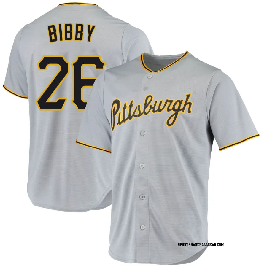 Jim Bibby Youth Pittsburgh Pirates Gray Replica Road Jersey
