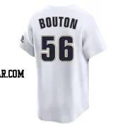 Jim Bouton Men's Houston Astros White Limited Throwback Cooperstown Collection Jersey