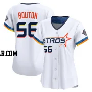 Jim Bouton Women's Houston Astros White Limited 2025 City Connect Jersey