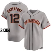 Jim Davenport Youth San Francisco Giants Gray Limited Away Jersey