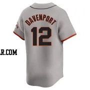 Jim Davenport Youth San Francisco Giants Gray Limited Away Jersey