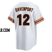 Jim Davenport Youth San Francisco Giants White Limited Throwback Cooperstown Collection Jersey