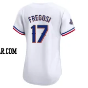 Jim Fregosi Women's Texas Rangers Gold Limited White 2024 Collection Jersey