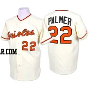 Jim Palmer Men's Baltimore Orioles Cream Authentic Throwback Jersey